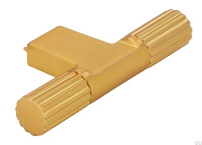 Bouton de meuble T-Bar 2592 Or brossé