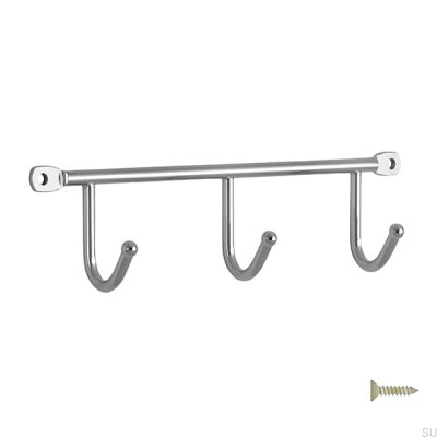 Support mural 2081 189 Chrome poli