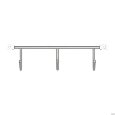 Support mural 2081 189 Chrome poli