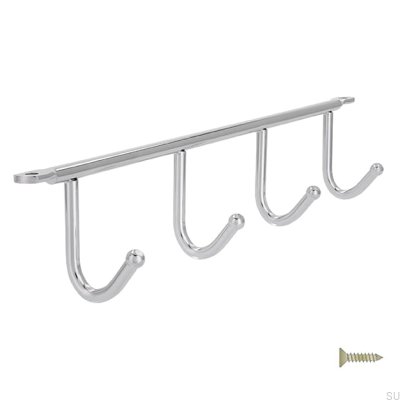 Support sous meuble 2081 262 Chrome poli