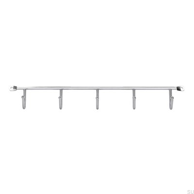 Support mural 2081 339 Chrome poli