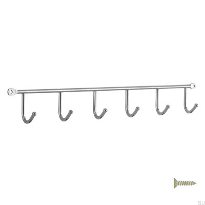 Support mural 2081 410 Chrome poli