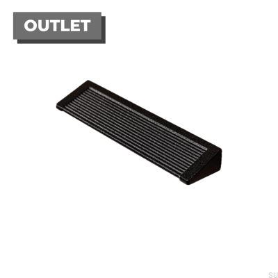 Poignée de meuble allongée Backk 96 Metal noir