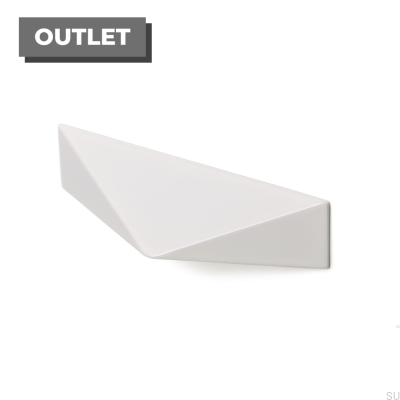 Poignée de meuble oblongue Kares 192 Métal blanc