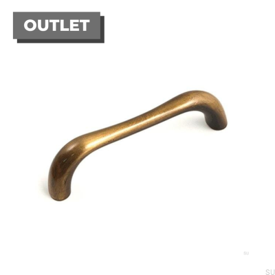 Poignée de meuble oblong 8478 Bronze antique