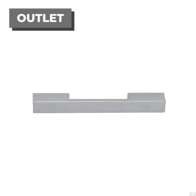 Poignée de meuble allongée Tool 64, chrome brossé