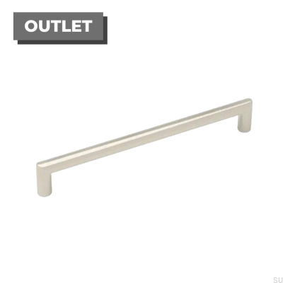 Poignée de meuble allongée 0140192 Nickel brossé