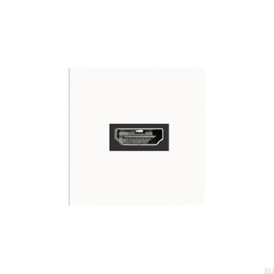 Module de prise HDMI pour plaque européenne blanche, norme britannique