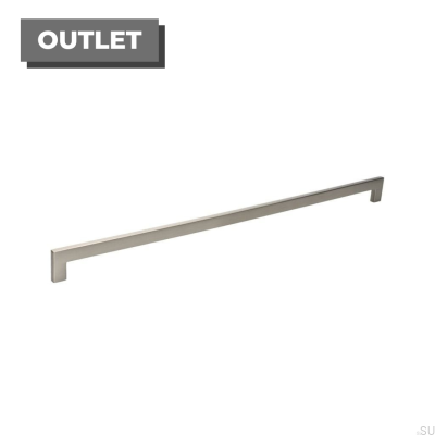 Karstorp 448 Poignée de meuble oblongue, argent brossé