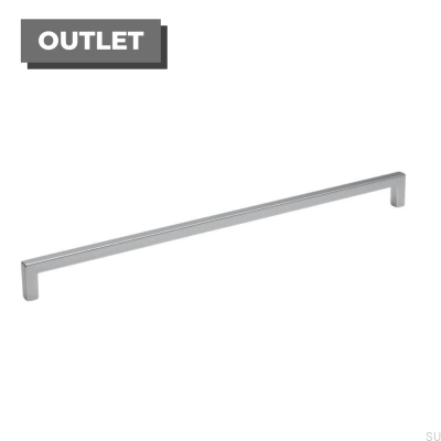 Poignée de meuble oblongue 0143 320 Aluminium brossé