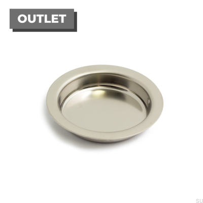 Poignée encastrée pour portes coulissantes 200 Acier brossé