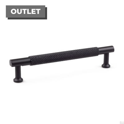 Poignée de meuble oblongue Lexington 192 Laiton Noir (2 pièces)