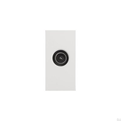 Module de prise TV pour plaque européenne blanche, norme britannique