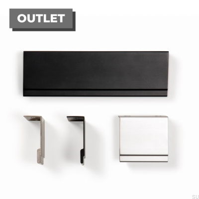 Poignée de meuble Stratt 32 edge, aluminium anodisé