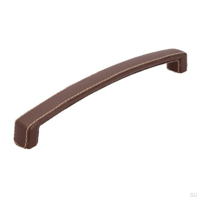 Poignée de meuble longitudinale SM8059I 224 Cuir marron