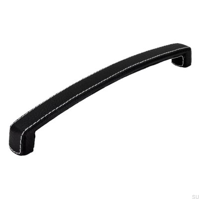 Poignée de meuble longitudinale SM8059I 224 Cuir Noir