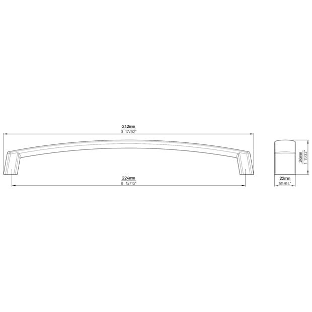 SM8059I-240LS7--Uchwyt-meblowy-podłużny-SM8059I-224-Skórzany-Czarny-Siro-Skandynawskie-Uchwyty_5