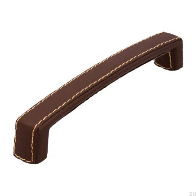 Poignée de meuble longitudinale SM8059I 176 Cuir marron