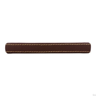 Poignée de meuble longitudinale SM8059I 176 Cuir marron