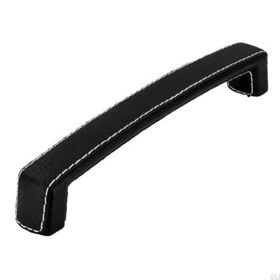 Poignée de meuble longitudinale SM8059I 176 Cuir Noir