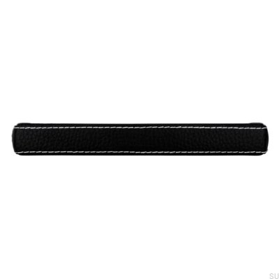 Poignée de meuble longitudinale SM8059I 176 Cuir Noir