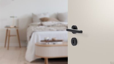 Poignée de porte Tavira 30 Noir Serrure modulaire