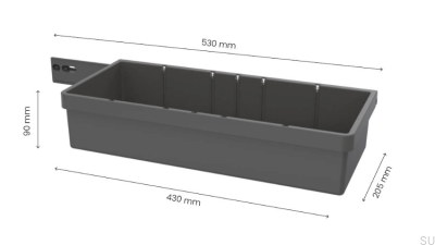 Plateau pour armoire à produits d'entretien