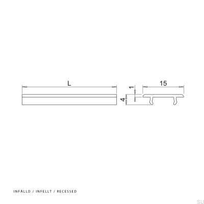 Diffuseur LED encastré Nexus 2000
