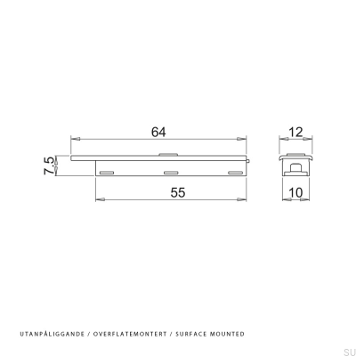 Capteur de mouvement PIR Nexus Surface