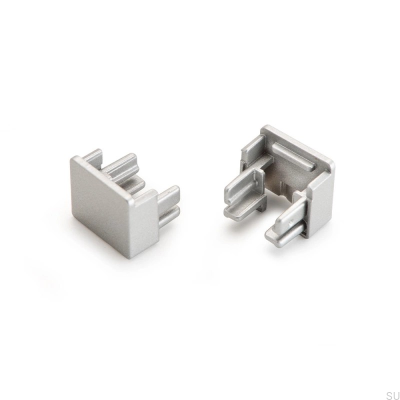 Embout pour profilé en aluminium en saillie Nexus (2 pièces)