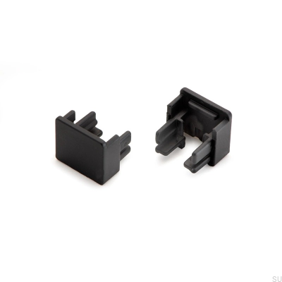 Embout pour profil de surface Nexus, noir (2 pièces)