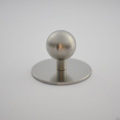 Coussinet de bouton Marbelo 60, acier brossé