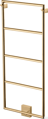 Radiateur de salle de bain TW800-400 Acier Or Poli PVD