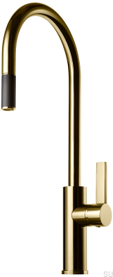 Robinet de cuisine avec bec extractible ARM185 Honey Gold Brass