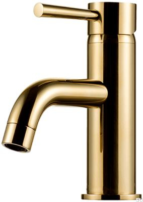 Robinet de lavabo EVO071, laiton poli, non peint