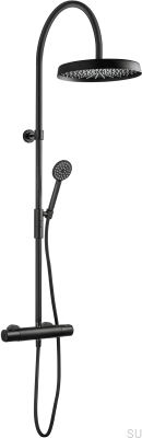 Set de douche ARM7300-150 Laiton Noir Mat
