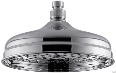 Pomme de douche à effet pluie ronde 250 ZSOF250 Classic Laiton Chromé