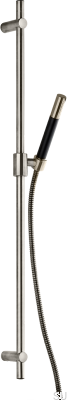 Barre de douche Dso avec support mural réglable ZSAL300 Laiton Nickel Brossé