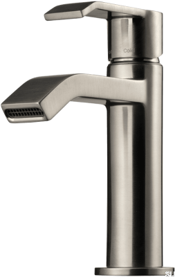 Robinet de lavabo VIC071, laiton nickel brossé