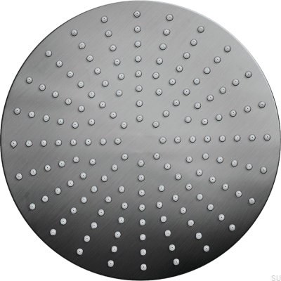 Pommeau de douche à effet pluie rond 300 ZSOF079 Laiton Noir Chrome Brossé