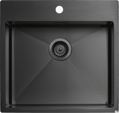 Évier de cuisine Diskho 5540 Acier Noir Mat PVD