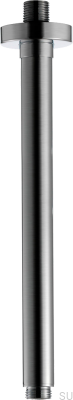 Bras de douche de plafond FL271-300, laiton, noir, chrome brossé
