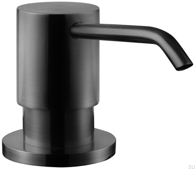 BI228 Distributeur de Savon Laiton Noir Mat