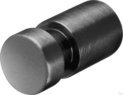 Support mural TA241 Laiton Noir Chrome Brossé (2 pièces)