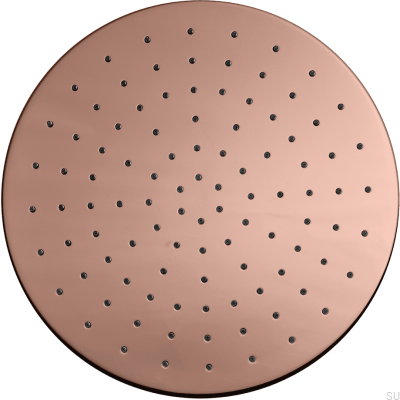 Pommeau de douche à effet pluie rond 300 ZSOF079 Cuivre Brossé Non Peint