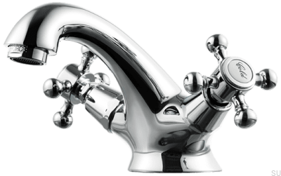 VLV065 Robinet pour lavabo Classic, laiton chromé