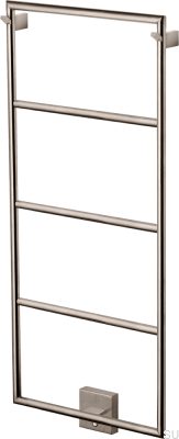 Radiateur de salle de bain TW800-400 Acier Nickel Brossé
