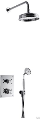BOX0268 ED2 Ensemble de douche Classic, laiton chromé