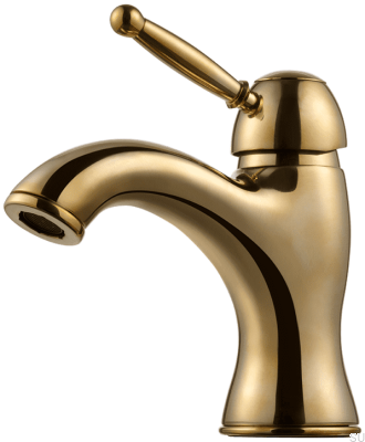 Robinet de lavabo GI071, laiton poli, non peint