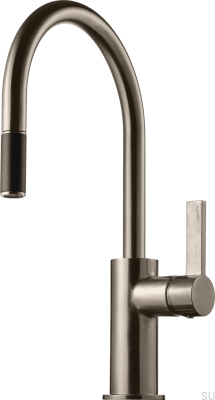 Robinet de cuisine avec bec extractible ARM375 Laiton Nickel Brossé